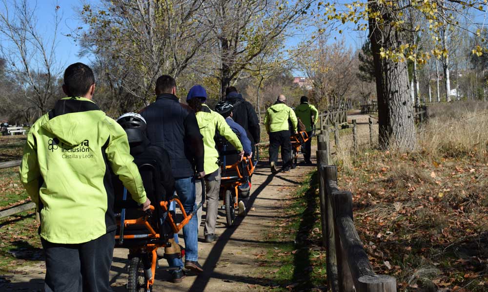 El Joëlette se estrena con exito en Castilla y León