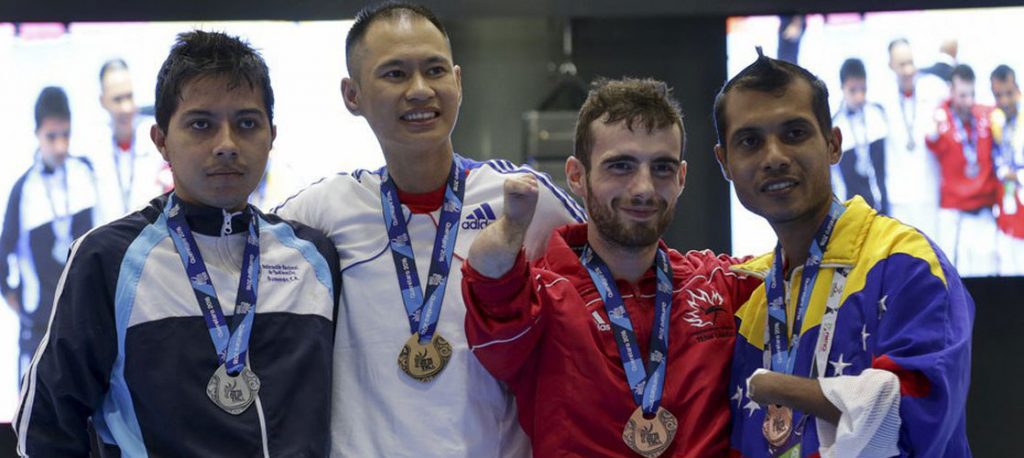 Orlando Figueroa séptimo en ranking mundial de para-taekwondo