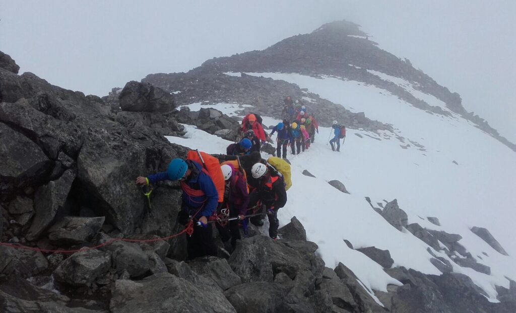 El alpinismo adaptado corona los Alpes