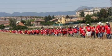 Aspace Navarra y Adacen realizan su II Marcha Popular ‘incluso marcha atrás avanzamos’