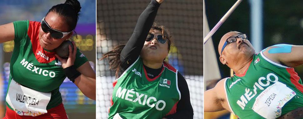 Rebeca, Leticia y Zepeda convocados al Mundial de Para-Atletismo de Londres