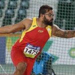 El lanzador de disco Kim López bronce en Londres