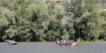 140 personas participaron en el “XVI Descenso del río Deva para personas con discapacidad”
