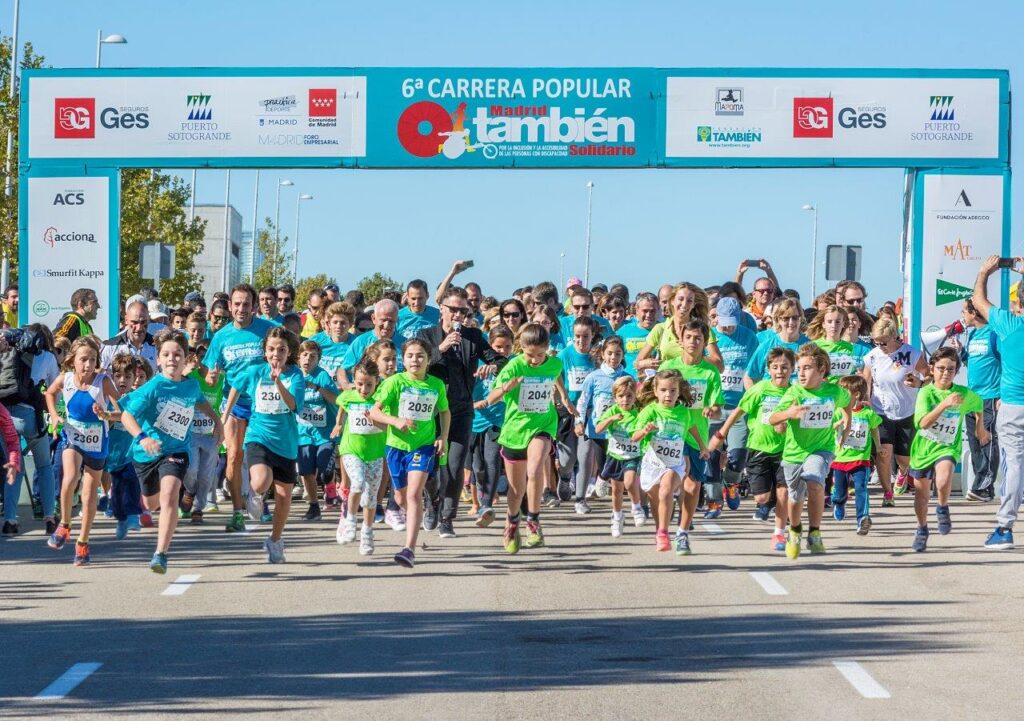 Gran participación en la 6ª Carrera Popular Madrid También Solidario