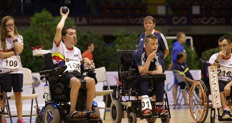 Buen arranque de los españoles en el Europeo de boccia
