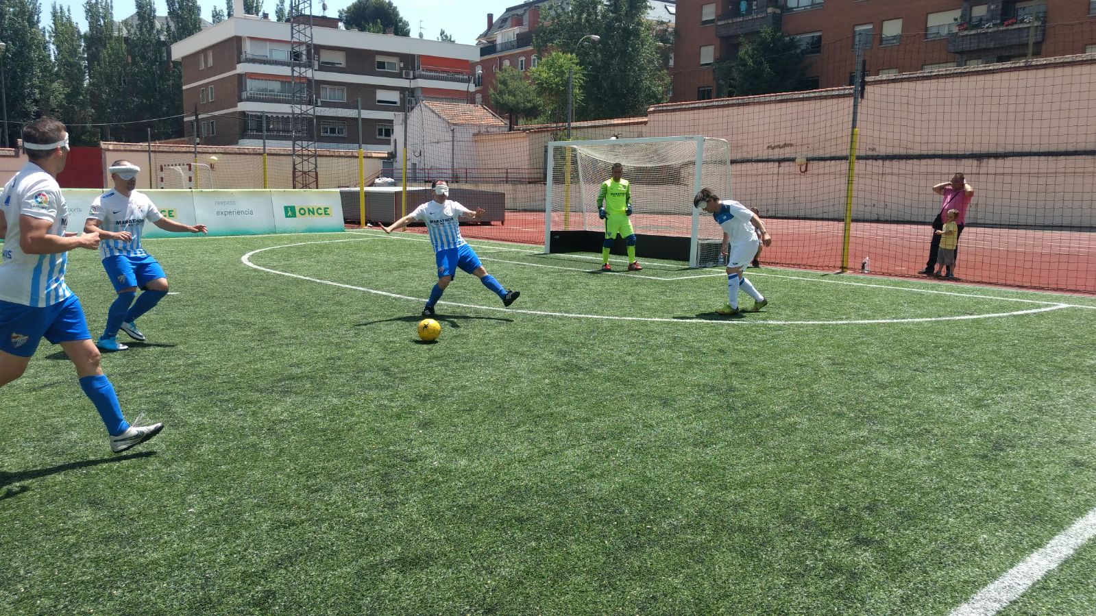 La Liga de fútbol para ciegos echa a rodar