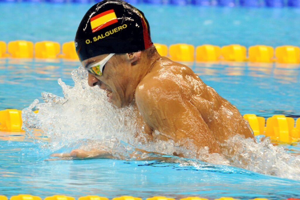 Óscar Salguero, campeón del mundo en los 100 braza