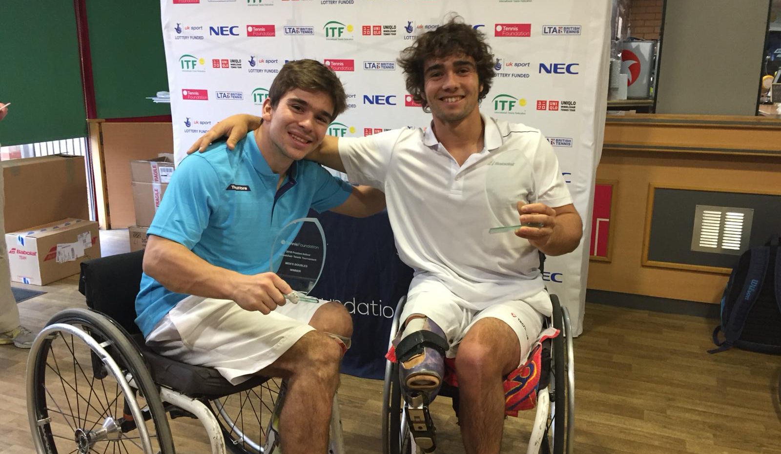 De la Puente y Caverzaschi conquistan el torneo de Preston