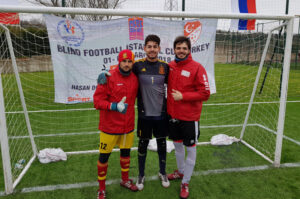 'La Roja' de fútbol para ciegos gana a Italia en un amistoso