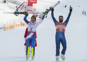 Santacana y Galindo conquistan la plata en la supercombinada