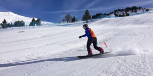 Astrid Fina, una sonrisa perenne sobre la nieve