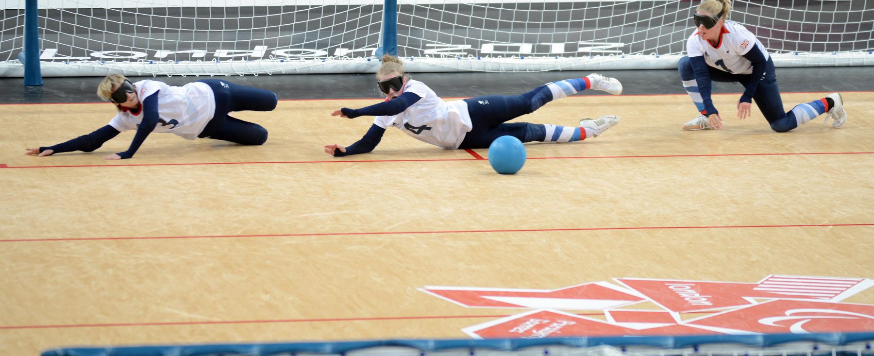 El equipo español de goalball se prueba en Moscú