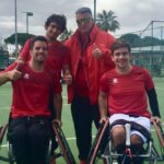 El equipo español de tenis en silla arrasa a Estonia en su debut