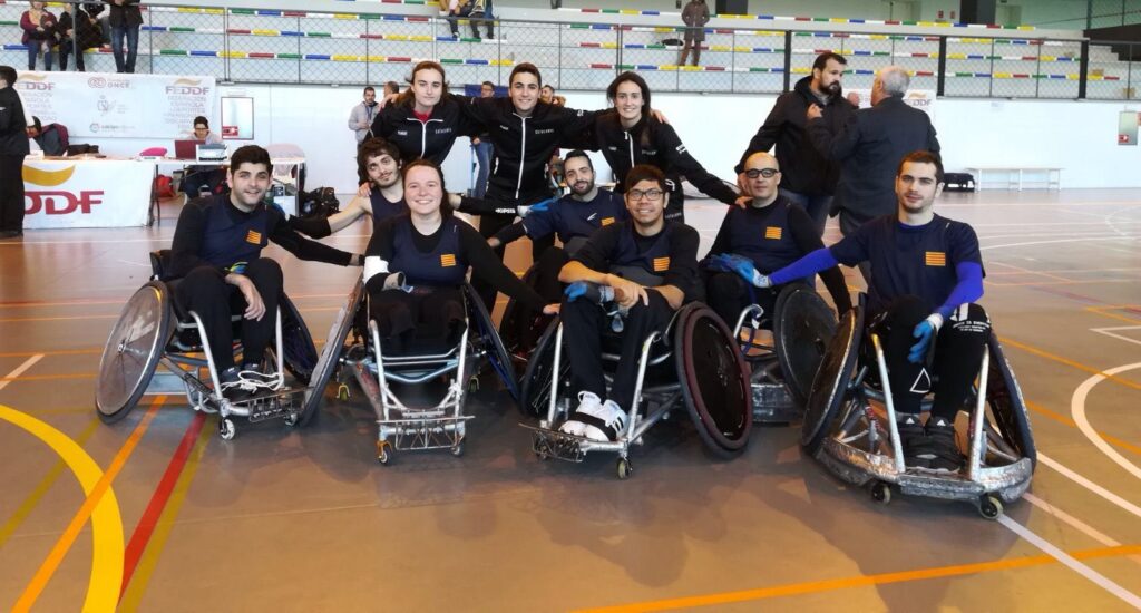 BUC Barcelona conquista en Zaratán la Liga nacional de rugby en silla de ruedas