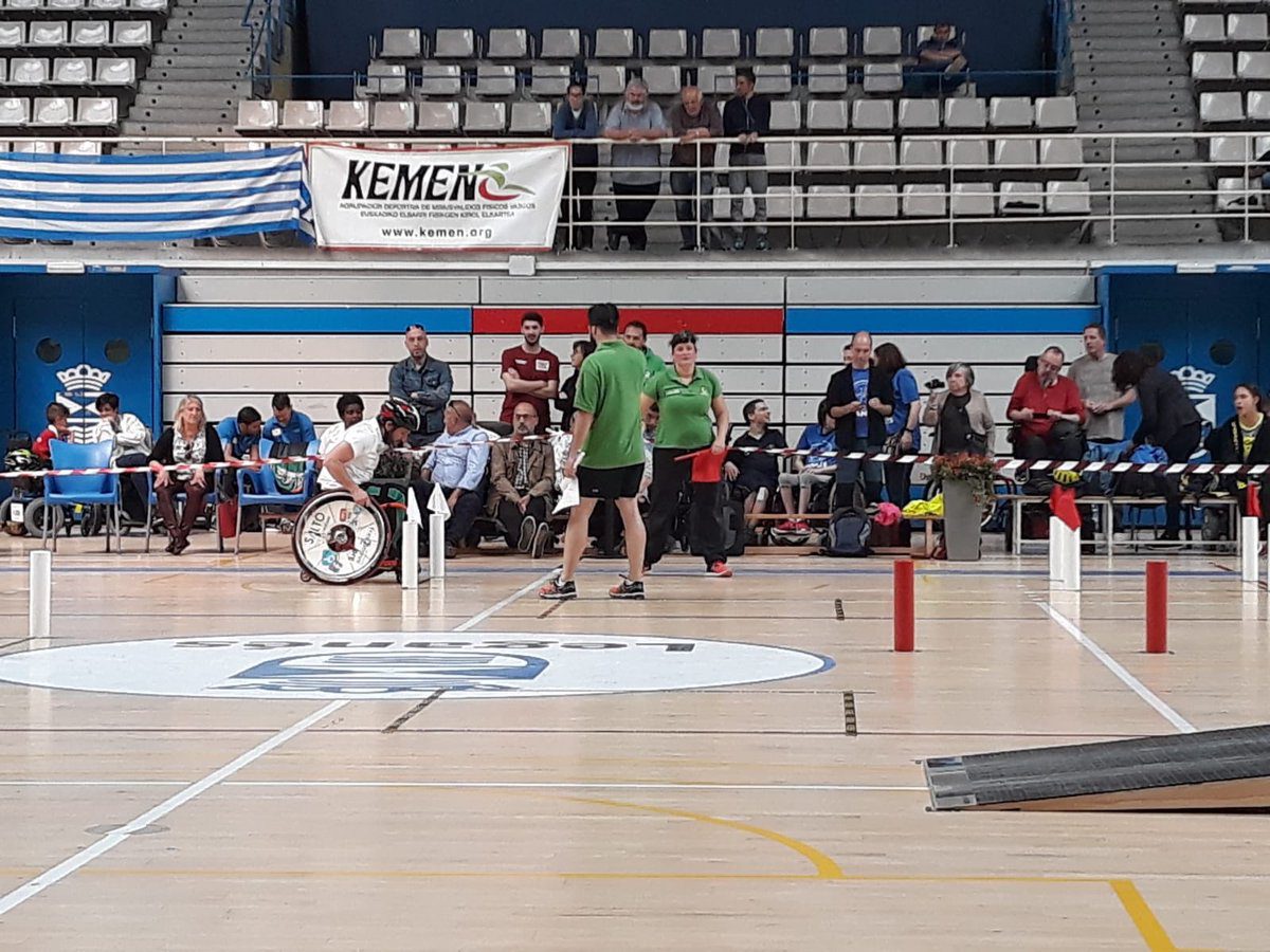 Mariló Peña reina del Slalom en Silla de Ruedas