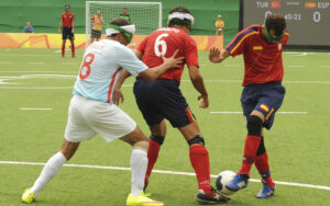 Youssef el Haddaoui, entre la fe y el fútbol para ciegos