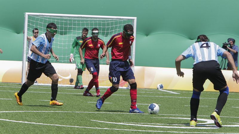 Los 10 guerreros de la selección española de fútbol para ciegos