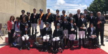 Natalia Quintana, Carmen López, Íker Beitia y Ana Vidal, campeones de paraecuestre