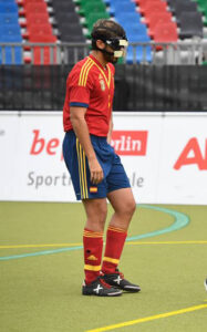 Iván López, la 'torre' de 'La Roja' de fútbol para ciegos