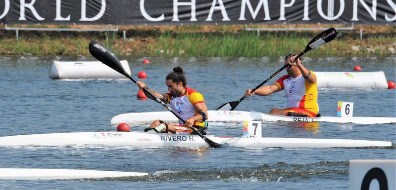 Higinio Rivero, octavo y Javi Reja, noveno en el Mundial de paracanoe