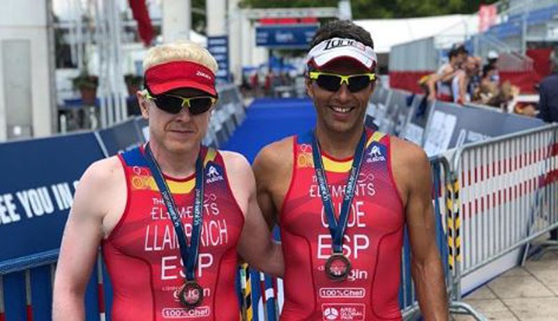 Daniel Llambrich, bronce en la Copa del Mundo de paratriatlón