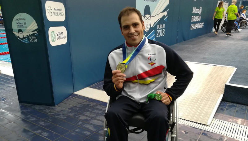 Una decena de medallas para España en la piscina de Dublín