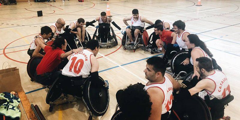 Cataluña, cuarta en el Trofeo Internacional de rugby en silla