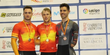 Bronce histórico de Alfonso Cabello en el velódromo de Valencia