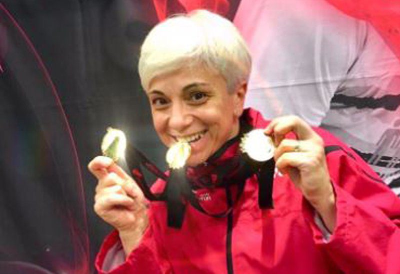 Marcela Quinteros, la artista que brilla en el parabádminton