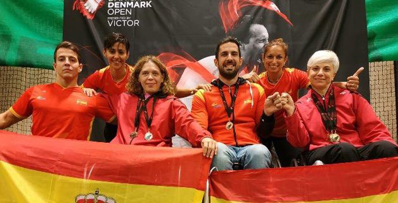 Ocho españoles compiten en el Europeo de parabádminton