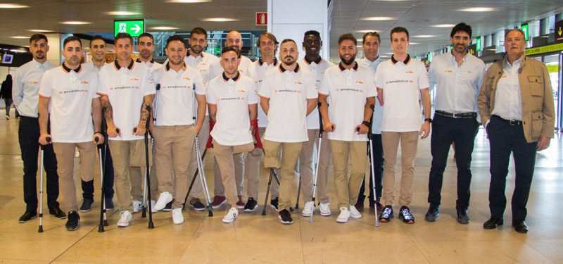 España acude por primera vez a un Mundial de fútbol para amputados