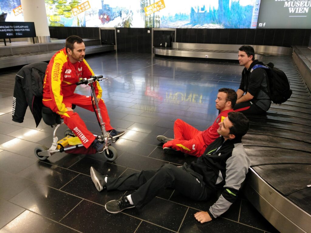 El equipo español de tenis de mesa, sin maletas a dos días del Mundial