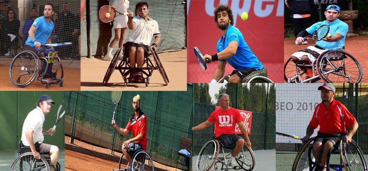 Las ocho mejores raquetas de tenis en silla se citan en Barcelona