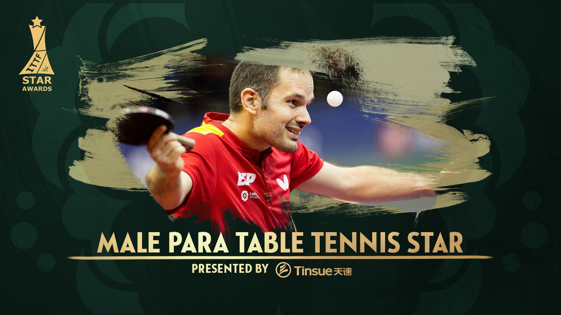 Jordi Morales, una estrella mundial del tenis de mesa