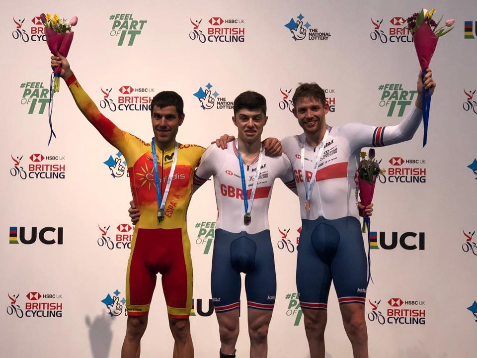 Tres medallas más para España en el velódromo de Manchester