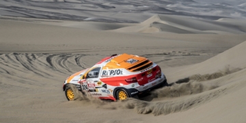 A una etapa de finalizar el Dakar 2019