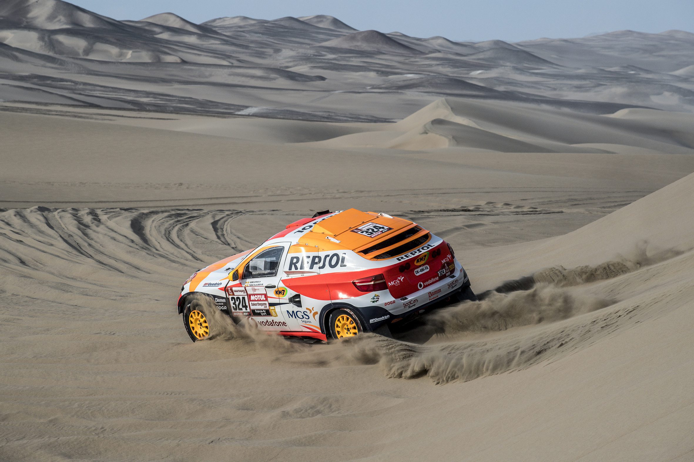A una etapa de finalizar el Dakar 2019