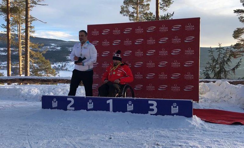 Israel Blanco brilla en la Copa del Mundo de parabobsleigh con dos medallas