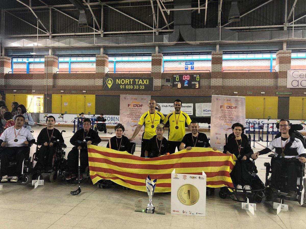Cataluña mantiene su reinado en el Hockey en Silla de Ruedas Eléctrica
