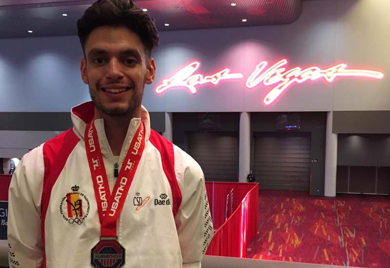 Aythami Santana logra una plata en el US Open de parataekwondo