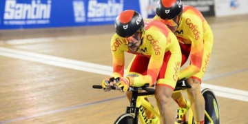 La selección española de ciclismo se prepara en Portugal antes del Mundial