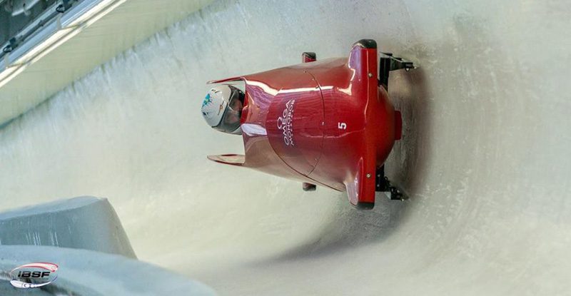 Israel Blanco, el bólido que desafía al tobogán de hielo