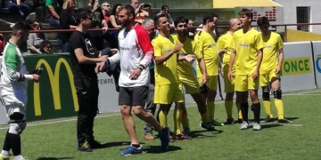Sergio Alamar alarga la fiesta de Alicante en la Liga de fútbol para ciegos
