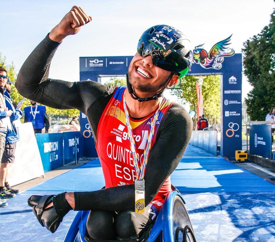 Daniel Molina, Jairo Ruiz y José Manuel Quintero dominan el paraduatlon mundial