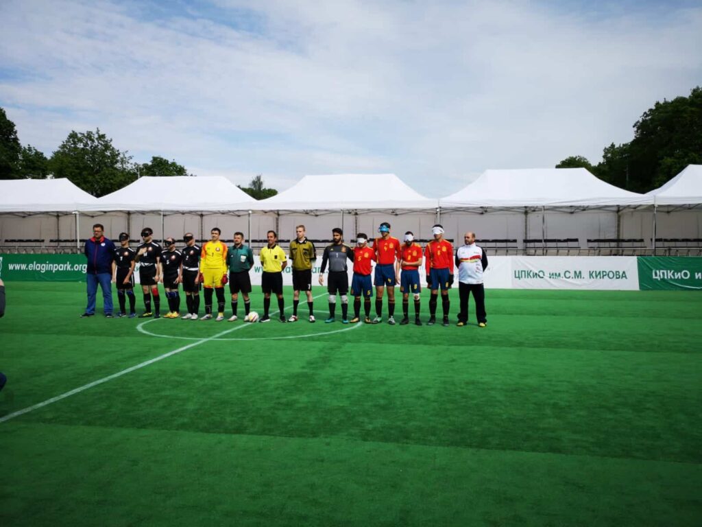 ‘La Roja’ de fútbol para ciegos se lleva el torneo de San Petersburgo