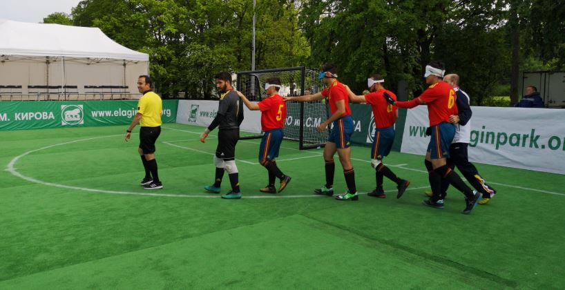 'La Roja' de fútbol para ciegos se lleva el torneo de San Petersburgo
