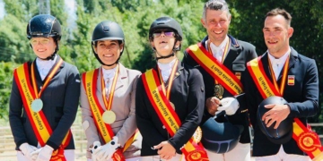 La doma clásica adaptada, al galope en Segovia