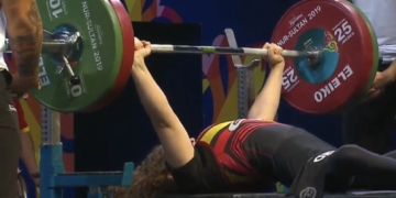 Loida Zabala acaba octava en el Mundial de halterofilia