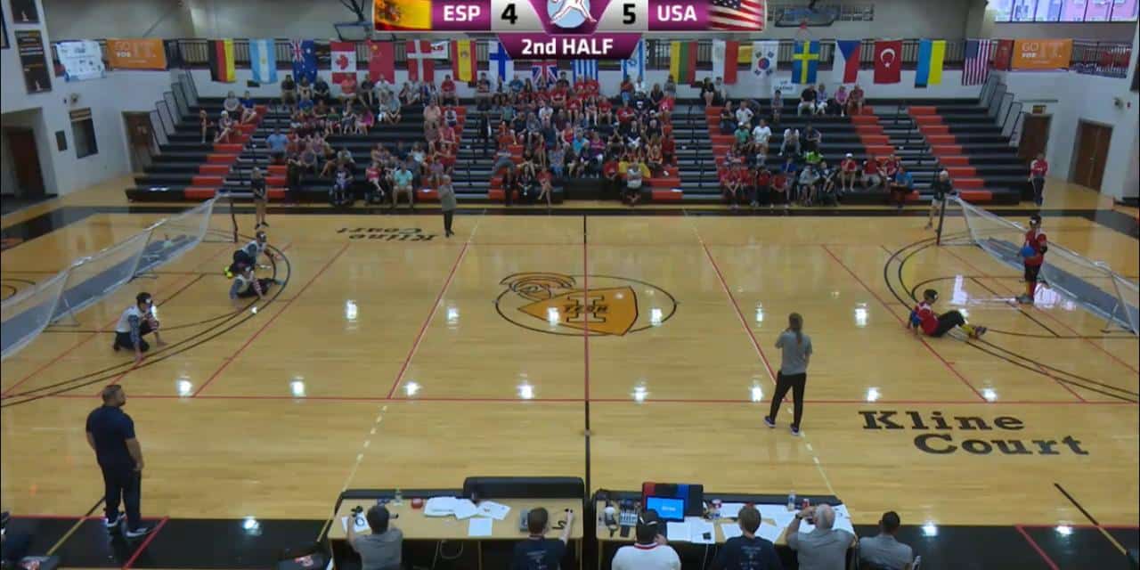 La selección masculina de goalball logra la primera victoria en los Juegos Mundiales