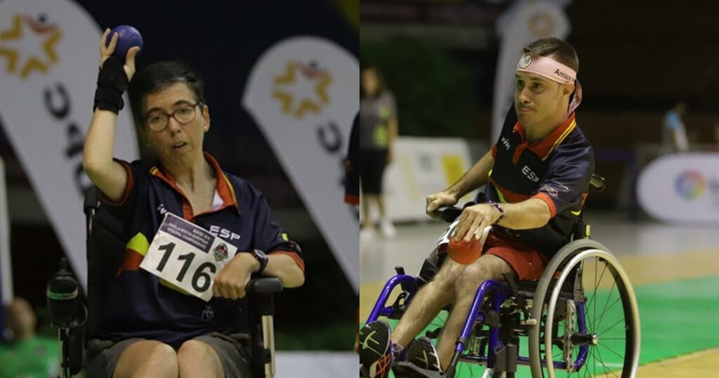Raúl Martí y Amagoia Arrieta, Top 8 en el Europeo de boccia